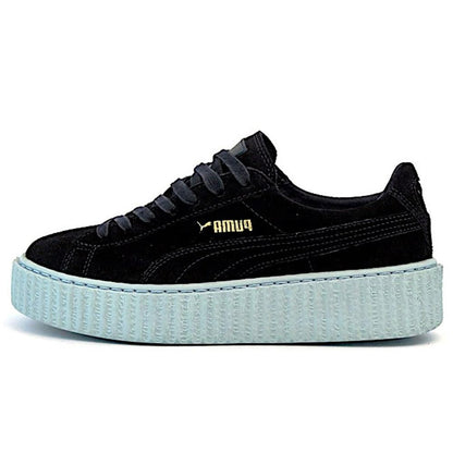 PUMA X RIHANNA SUEDE CREEPER 'PEACOAT-COOL BLUE' — UK 3 | EU 35.5 | US 5.5 — Front View