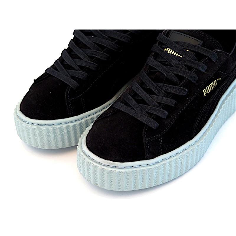 PUMA X RIHANNA SUEDE CREEPER 'PEACOAT-COOL BLUE' — UK 3 | EU 35.5 | US 5.5 — Side View