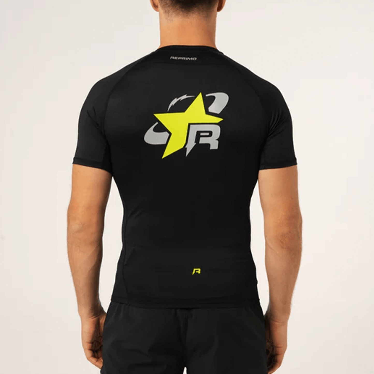Reprimo RP Base Layer Tee 'Black Neon' — XXS — Side View
