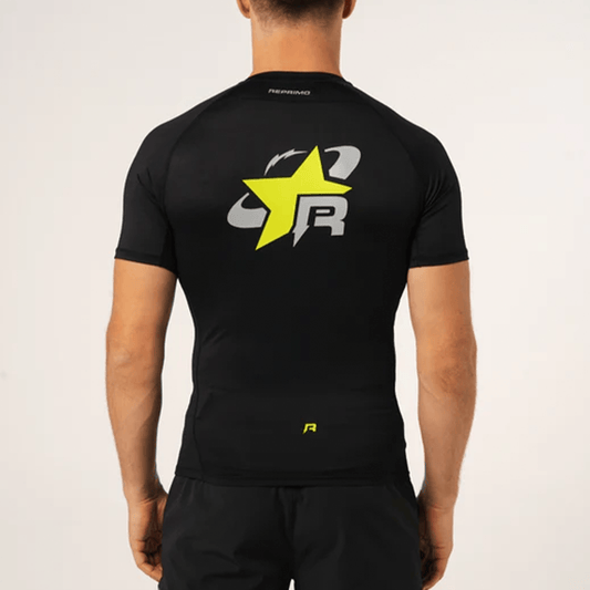Reprimo RP Base Layer Tee 'Black Neon' — XXS — Side View