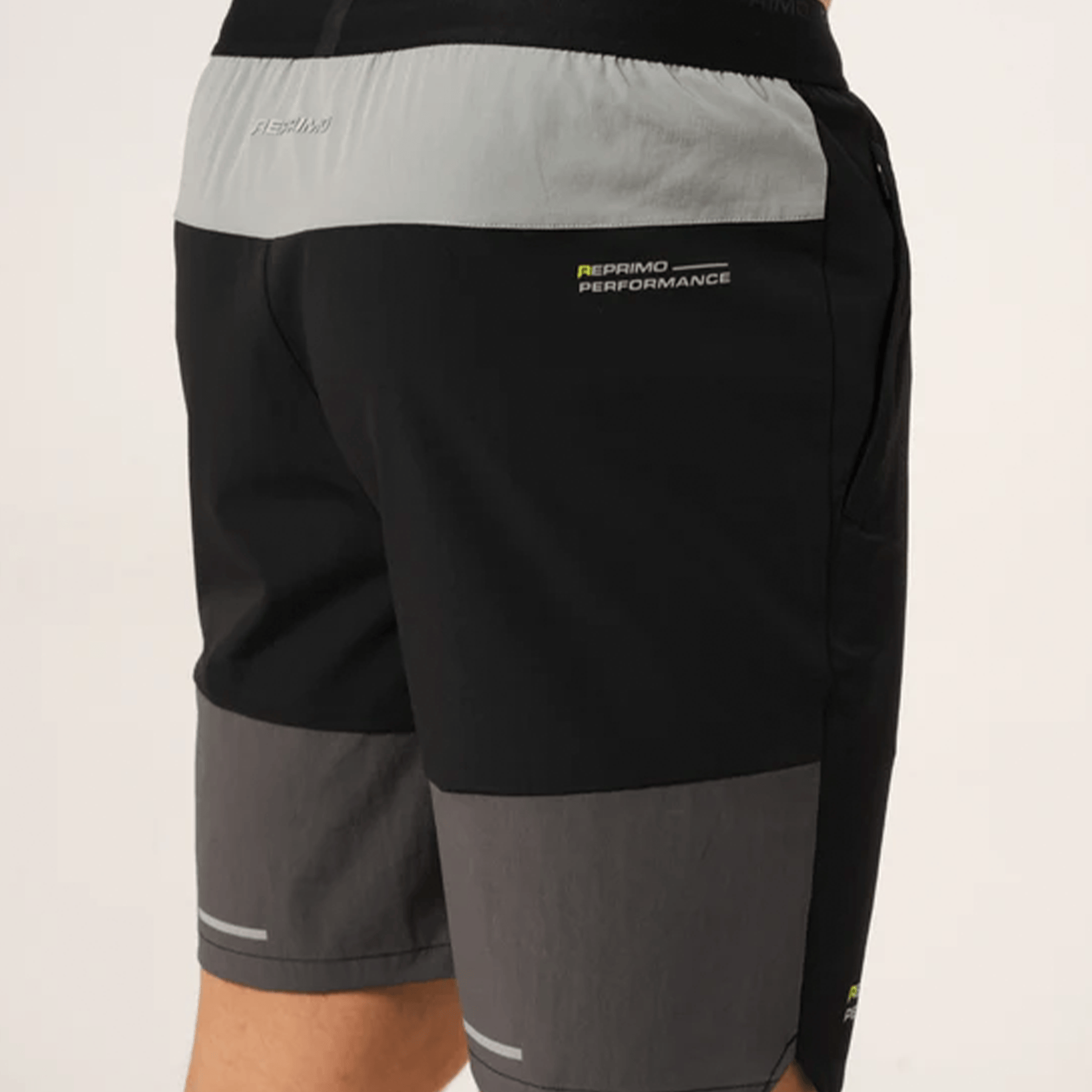 Reprimo RP Flight Shorts 'Black Neon' — XXS — Back View