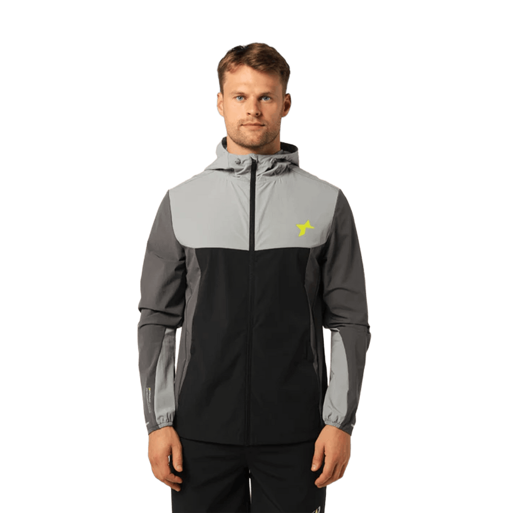 Reprimo RP Flight Windbreaker Jacket 'Black Neon' — XXS — Front View