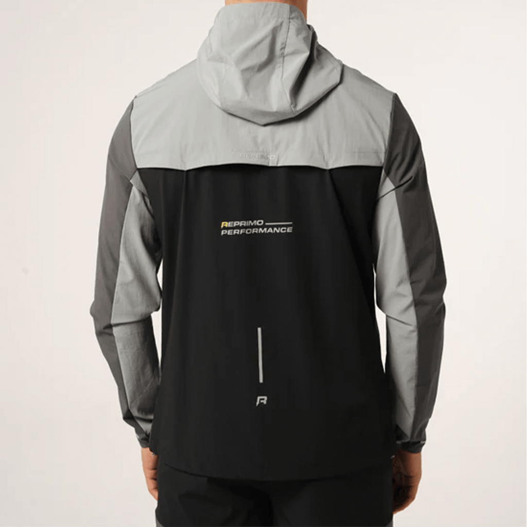 Reprimo RP Flight Windbreaker Jacket 'Black Neon' — XXS — Side View