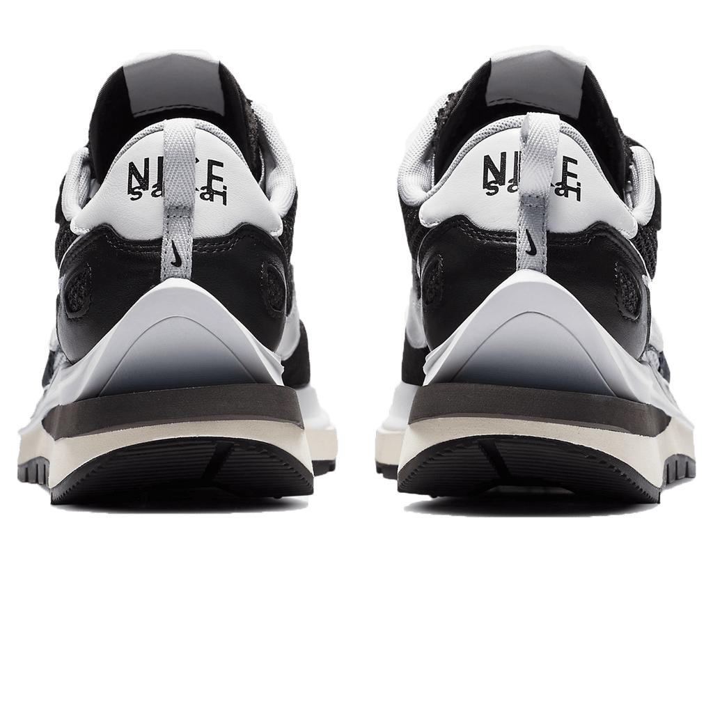 sacai x Nike VaporWaffle 'Black White' — UK 3 | EU 35.5 | US 3.5 — Back View