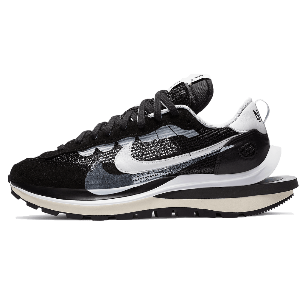 sacai x Nike VaporWaffle 'Black White' — UK 3 | EU 35.5 | US 3.5 — Front View