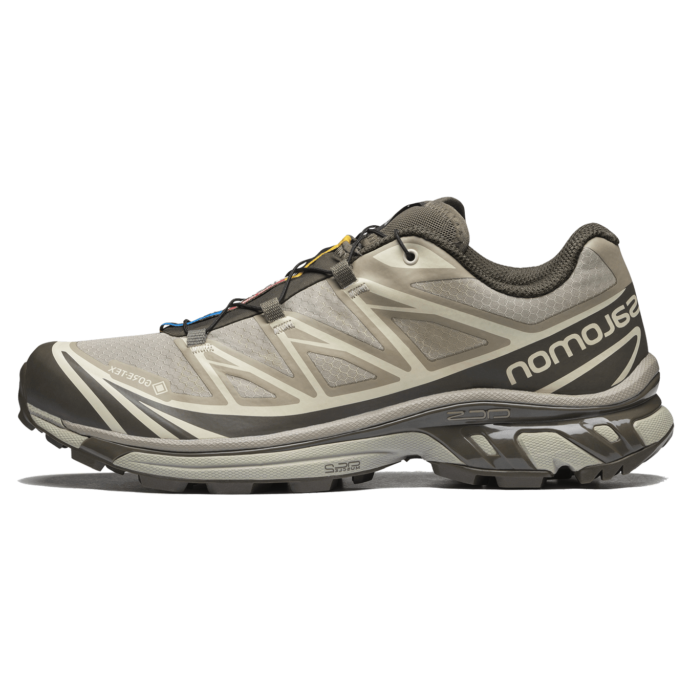 Salomon XT-6 GORE-TEX 'Vintage Khaki' — UK 1 — Front View