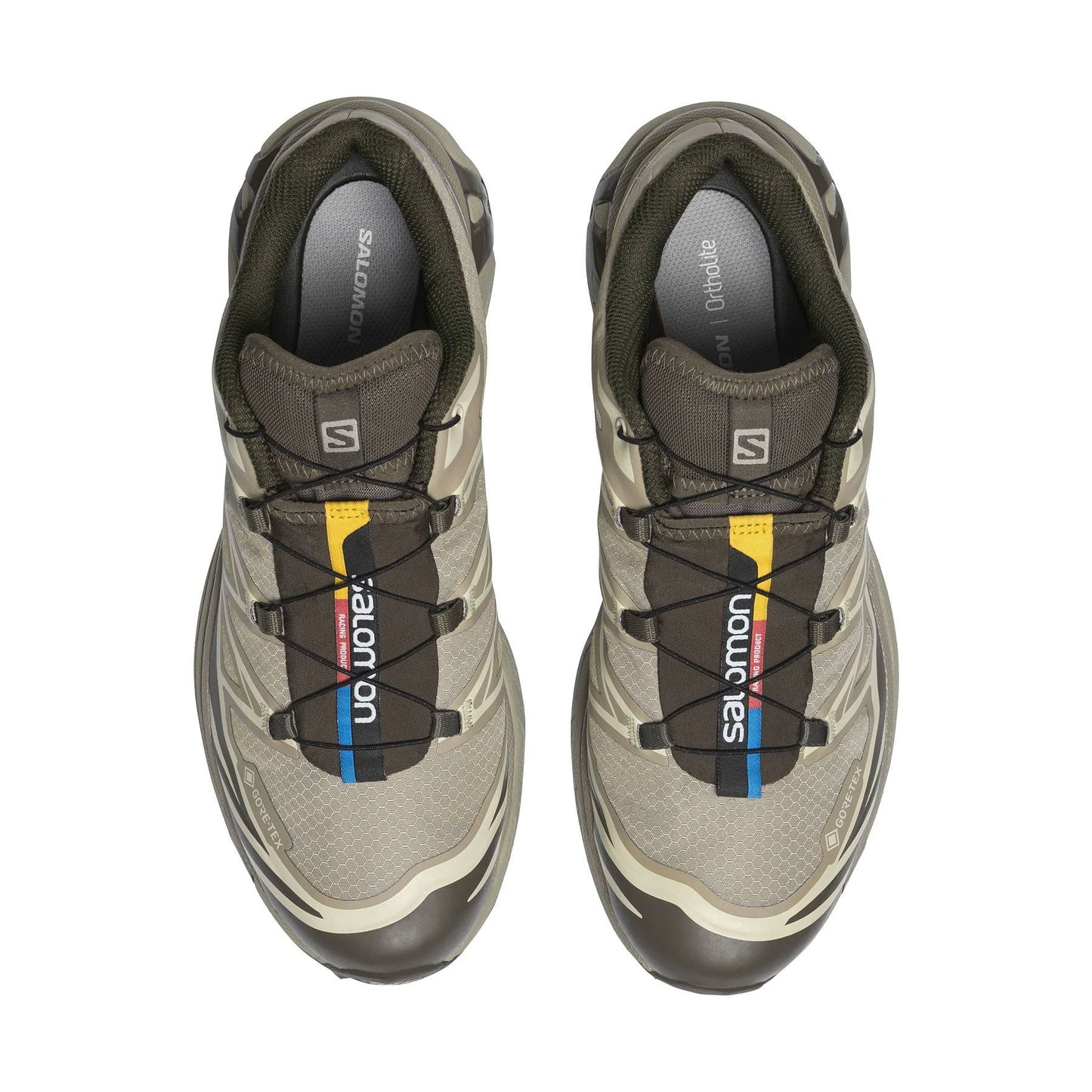 Salomon XT-6 GORE-TEX 'Vintage Khaki' — UK 1 — Back View