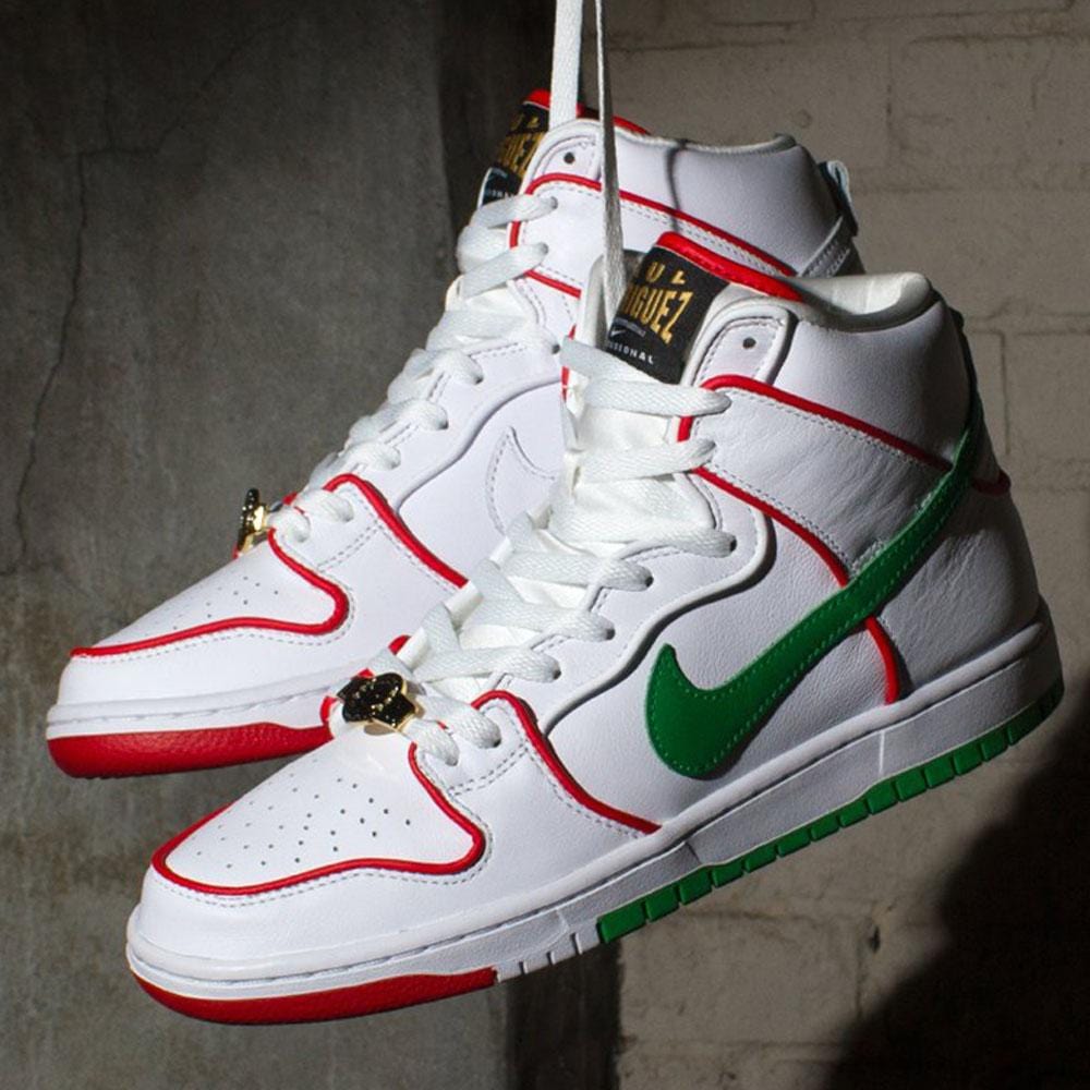 Paul Rodriguez x Dunk High Premium SB 'Boxing' — UK 3 | EU 35.5 | US 3.5 — Lifestyle View