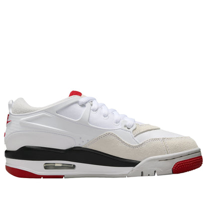 Air Jordan 4 RM White Black Varsity Red GS — 3 UK — Back View