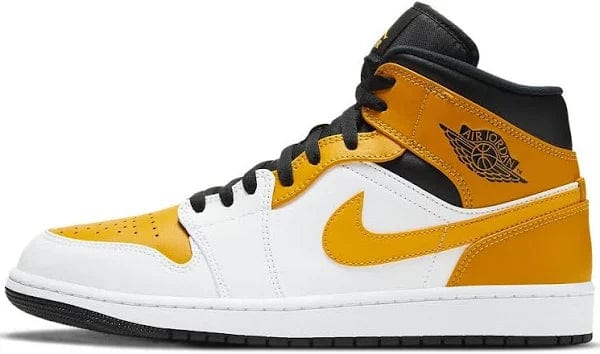 Air Jordan 1 Mid 'University Gold' — UK 3 | EU 35.5 | US 3.5 — Side View