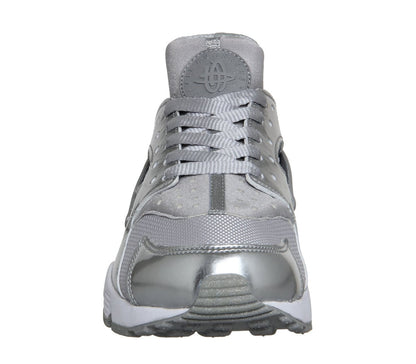 Nike Air Huarache 'Metallic Silver' — UK 3 | EU 35.5 | US 3.5 — Top View