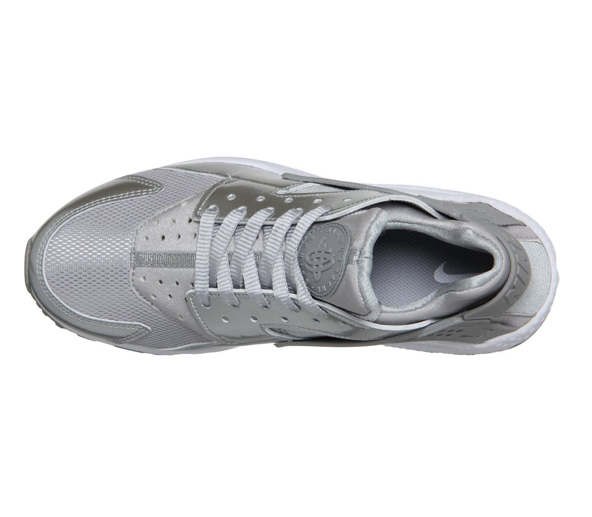 Nike Air Huarache 'Metallic Silver' — UK 3 | EU 35.5 | US 3.5 — Lifestyle View