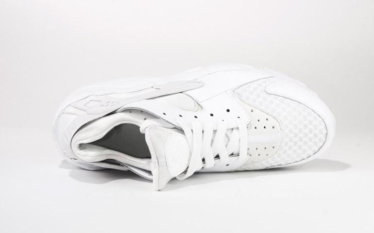 Nike Air Huarache 'Platinum White' — UK 3 | EU 35.5 | US 3.5 — Back View
