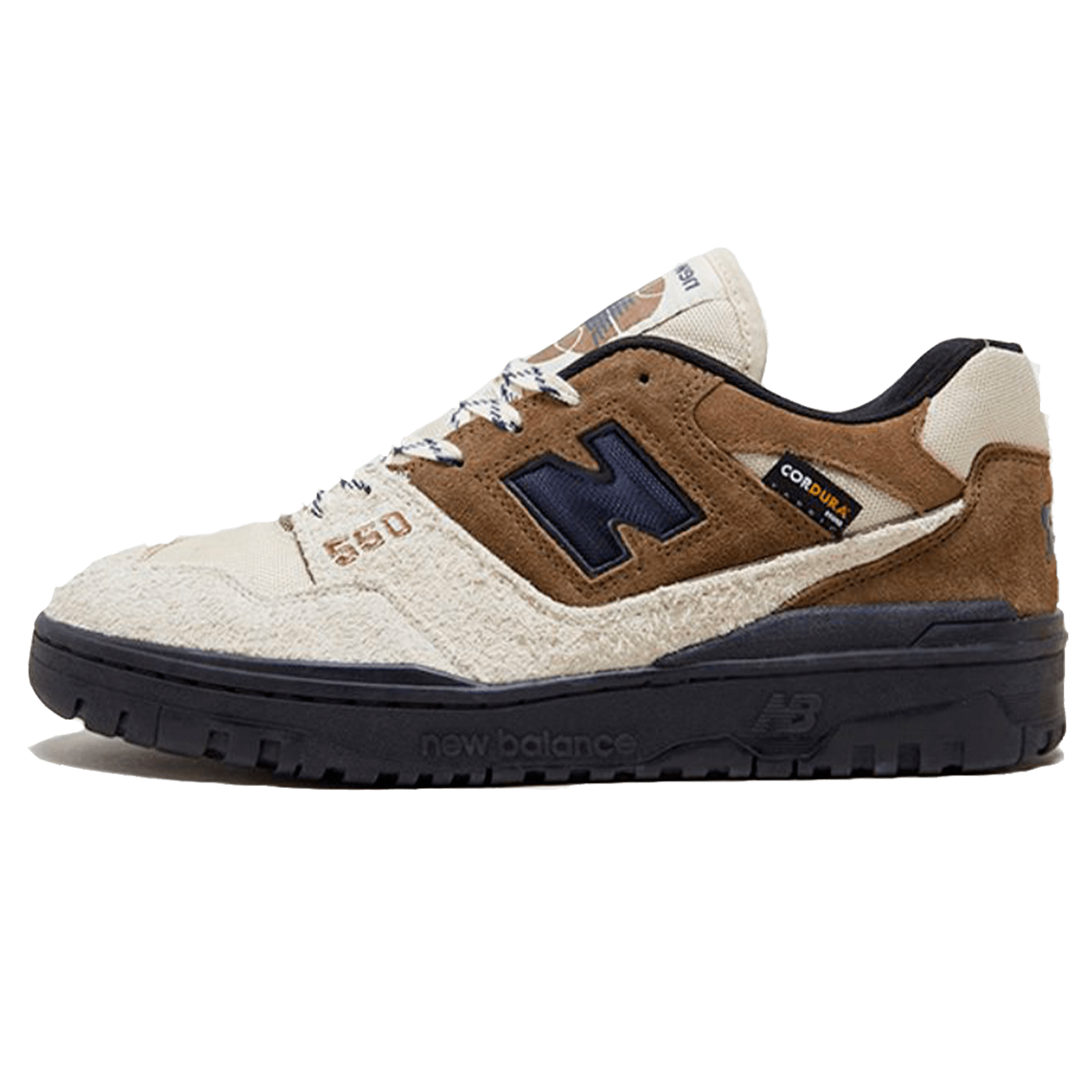 size? x New Balance 550 'Cordura Pack - Sand Brown' — UK 3.5 | EU 36 | US 4 — Front View