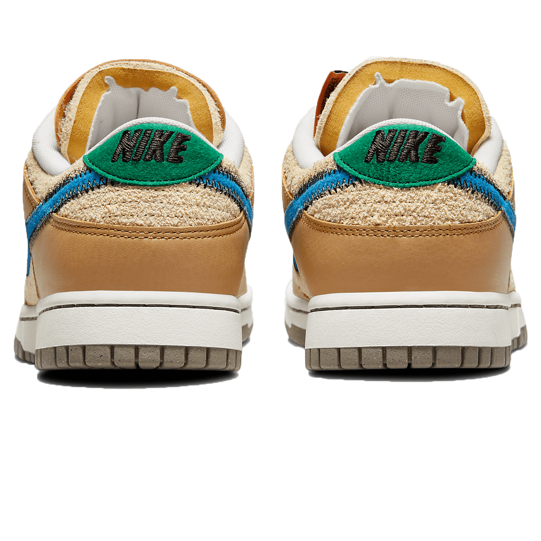 size? x Nike Dunk Low — UK 3 | EU 35.5 | US 3.5 — Back View