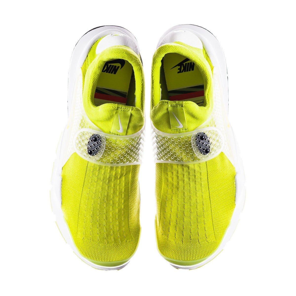 Nike Special Project Sock Dart SP Neon Yellow - Summit White — UK 3 | EU 35.5 | US 3.5 — Back View