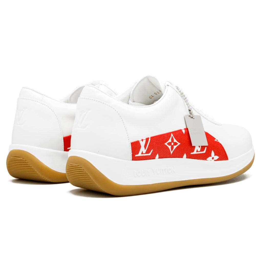 Supreme x Louis Vuitton Sport White Monogram — UK 1 — Back View
