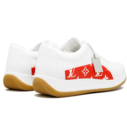 Supreme x Louis Vuitton Sport White Monogram — UK 1 — Back View