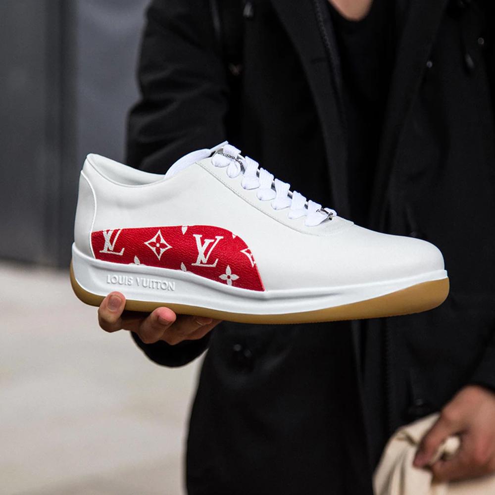 Supreme x Louis Vuitton Sport White Monogram — UK 1 — Lifestyle View