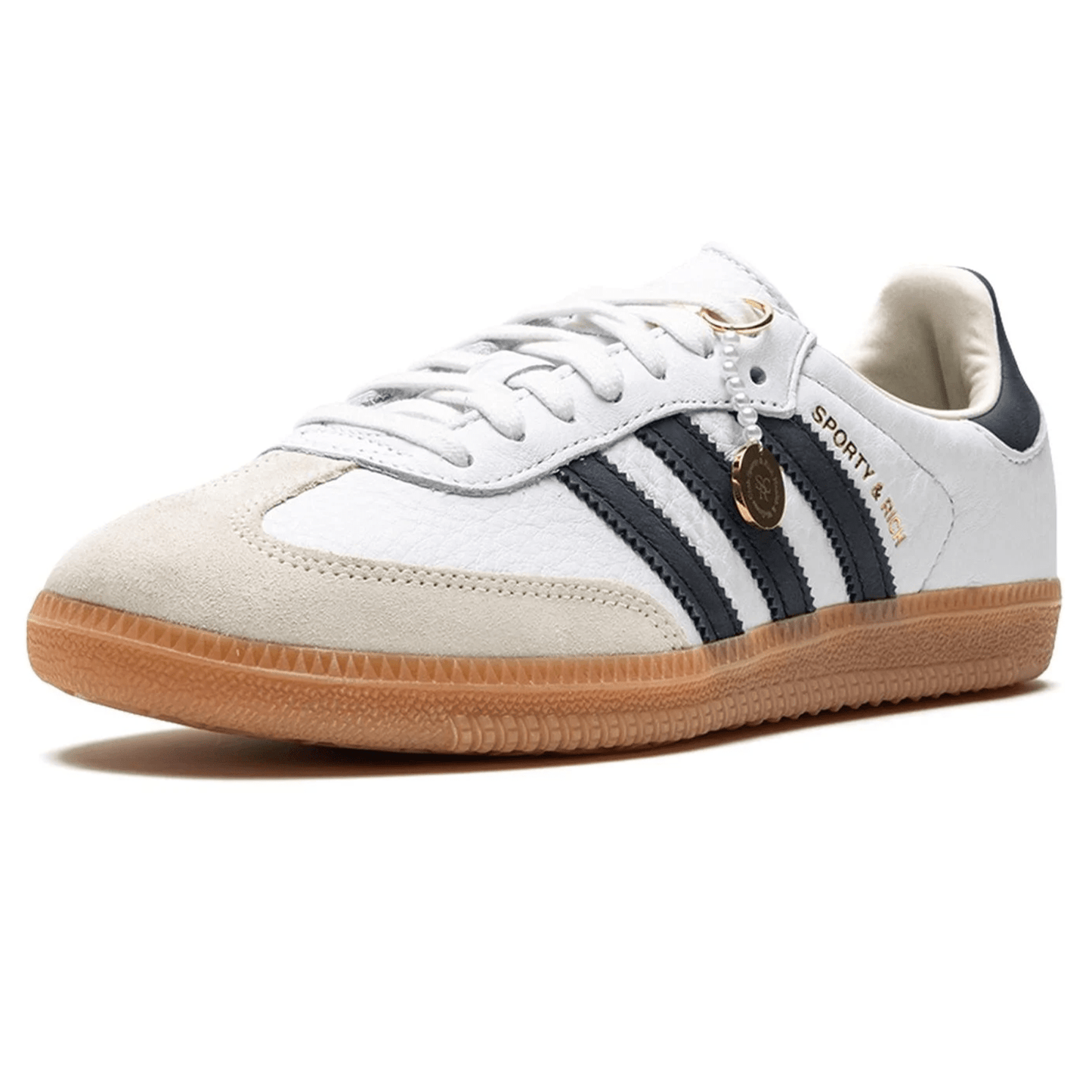 Sporty & Rich x Adidas Samba OG 'White Black' — UK 3.5 | EU 36 | US 4 — Top View