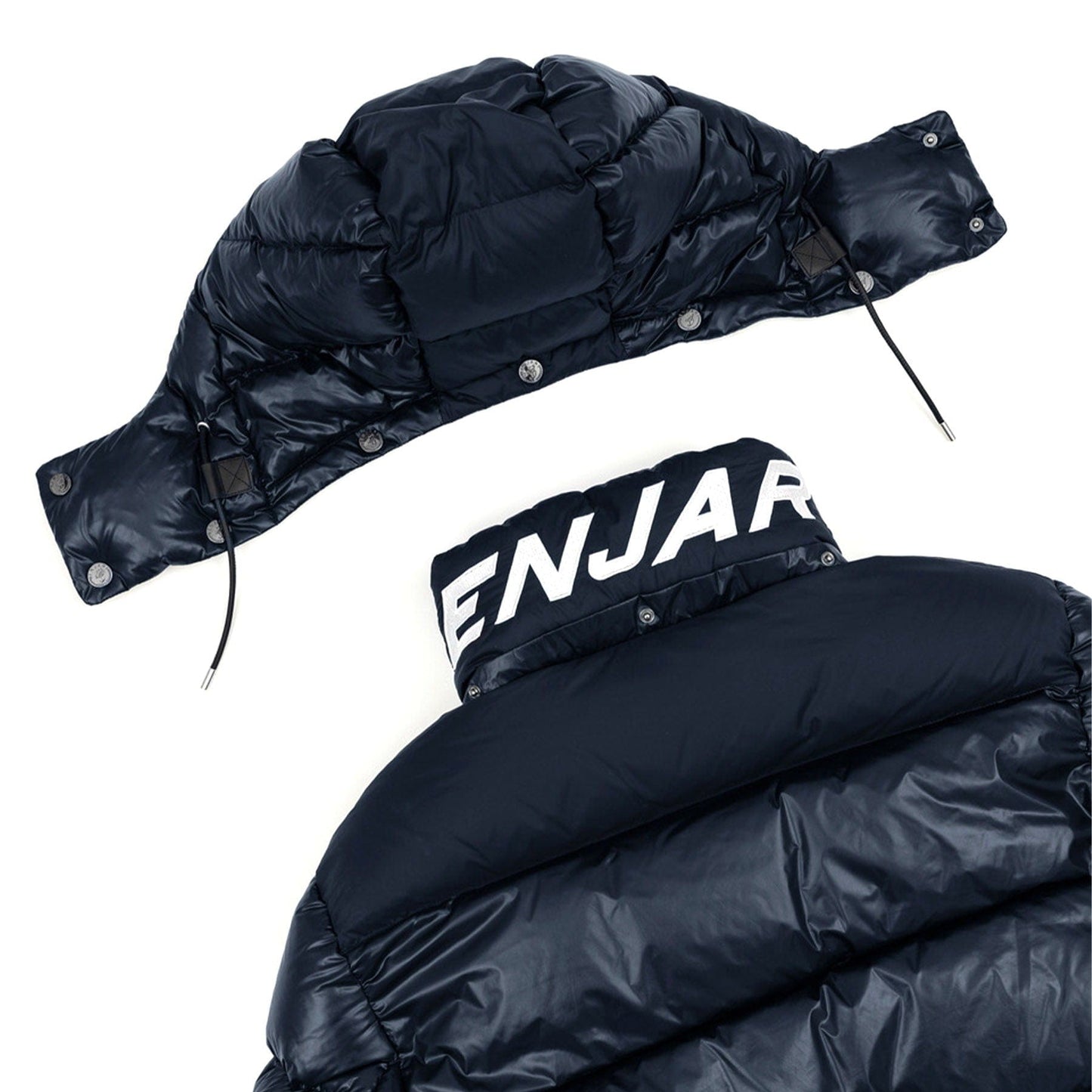 Benjart Stealth Puffer 'Navy' — XXS — Lifestyle View