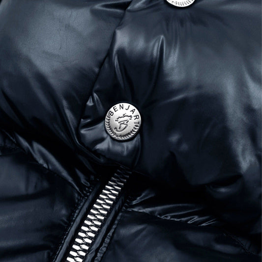 Benjart Stealth Puffer 'Navy' — XXS — Side View