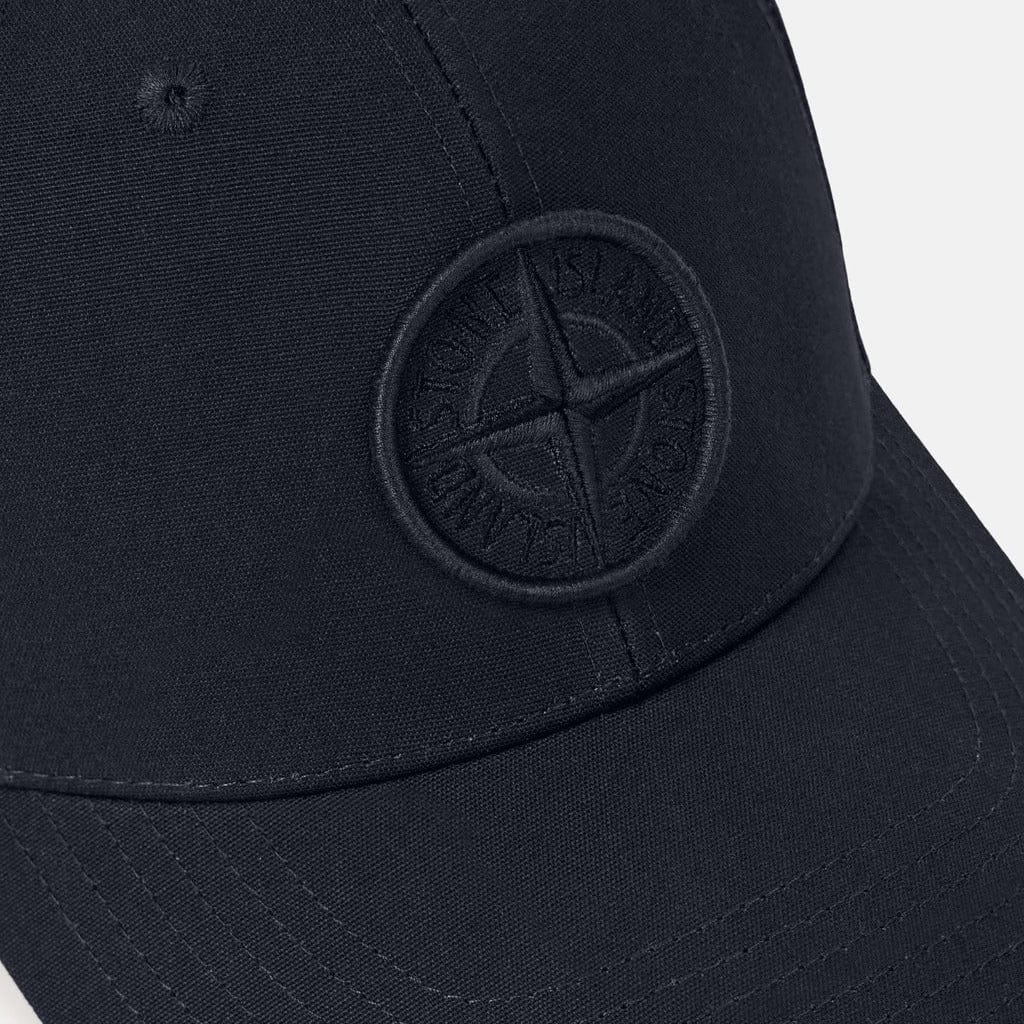 Stone Island Baseball Cap in Navy — One-Size — Side View
