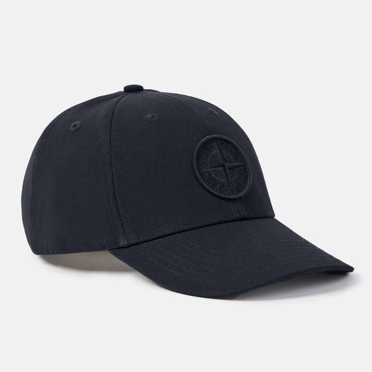 Stone Island Baseball Cap in Navy — One-Size — Front View