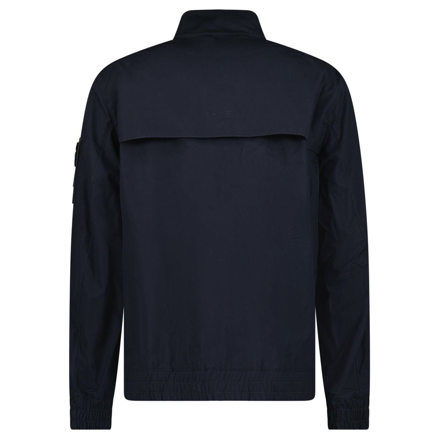 Stone Island Ghost Weatherproof Cotton Canvas Jacket Navy — S — Back View
