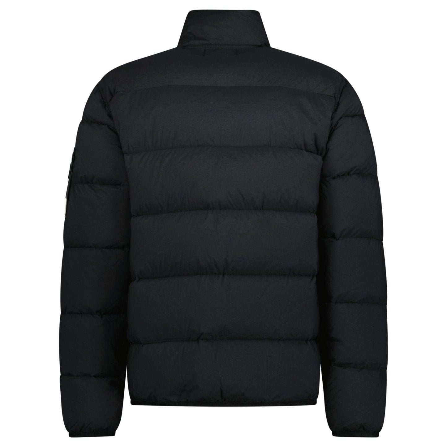 Stone Island Puffer Jacket In Seamless Tunnel Nylon Black — S — Back View
