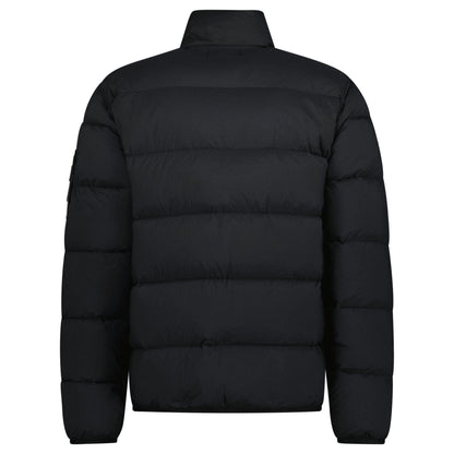 Stone Island Puffer Jacket In Seamless Tunnel Nylon Black — S — Back View