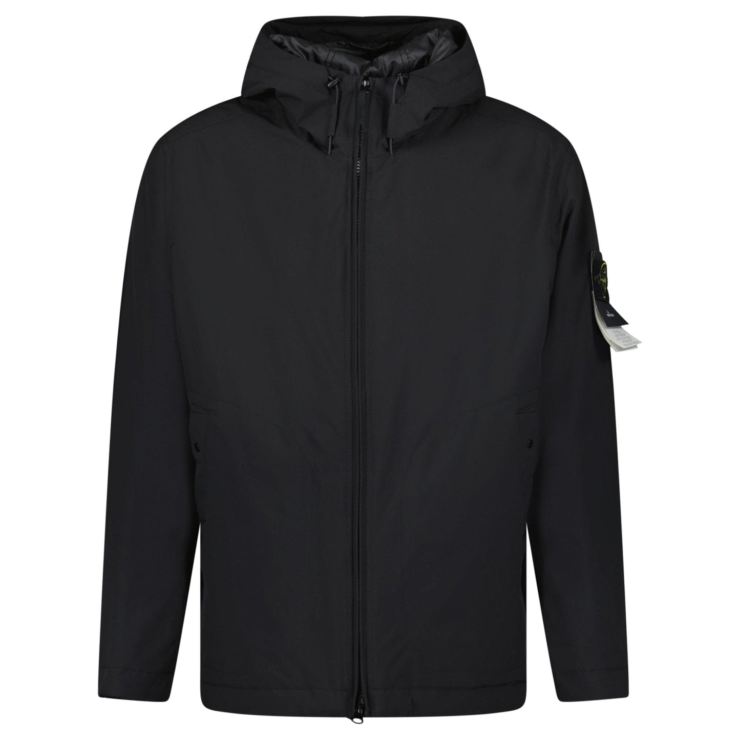 Stone Island Soft Shell-R Primaloft Insulation Technology Jacket in Black — XL — Front View