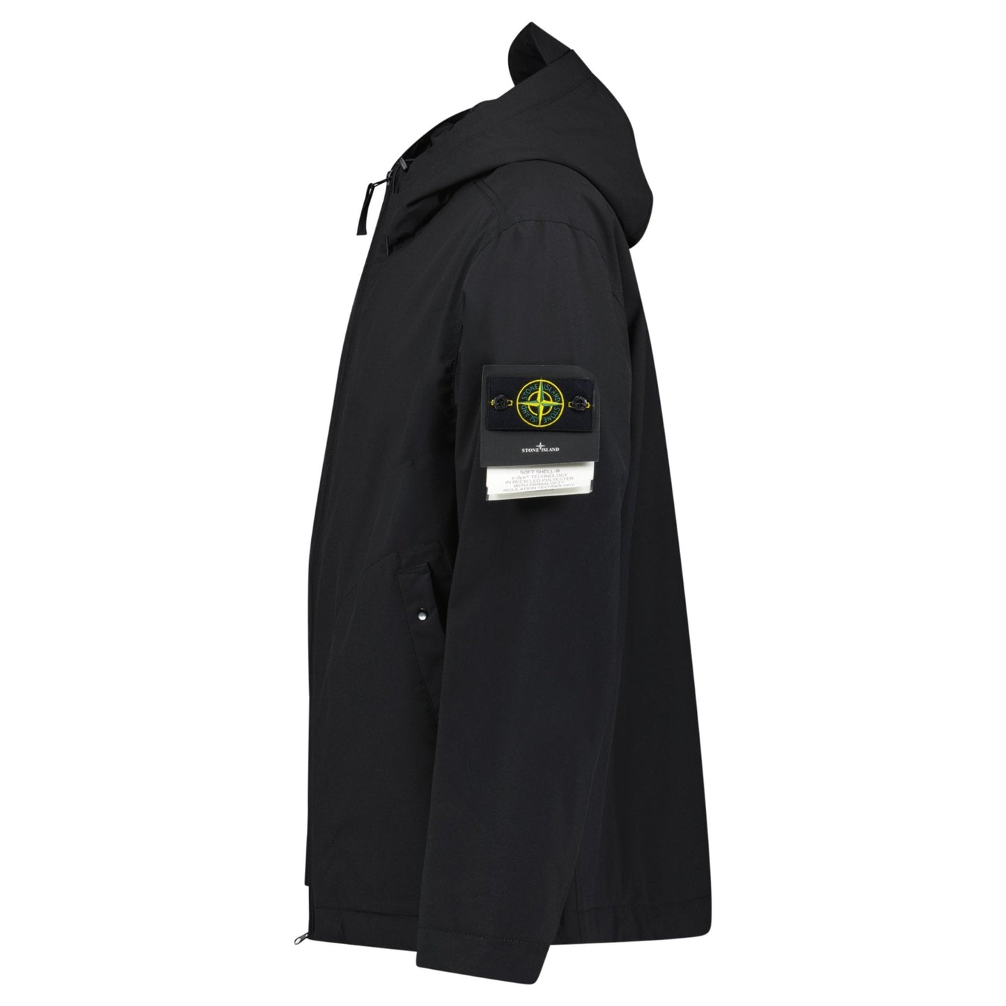 Stone Island Soft Shell-R Primaloft Insulation Technology Jacket in Black — XL — Side View