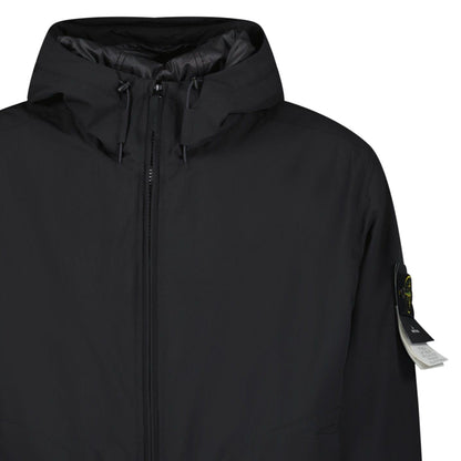 Stone Island Soft Shell-R Primaloft Insulation Technology Jacket in Black — XL — Top View