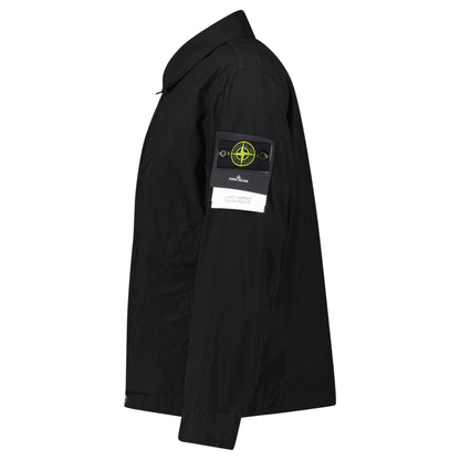 Stone Island Light Compact Jacket in Black — S — Side View