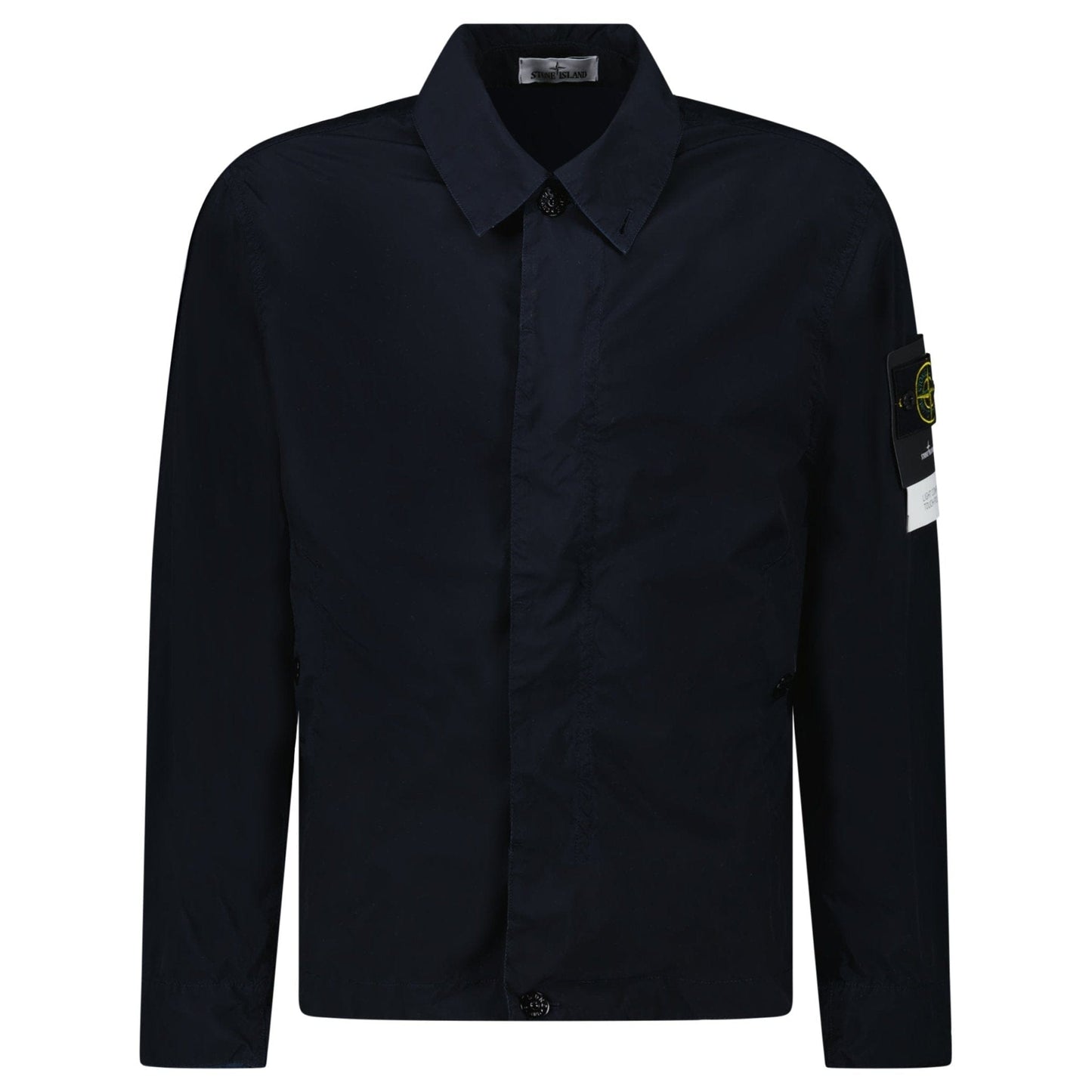 Stone Island Light Compact Jacket in Navy — S — Front View