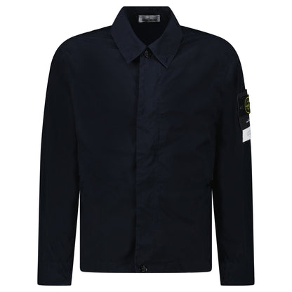Stone Island Light Compact Jacket in Navy — S — Front View