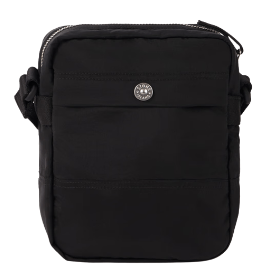 Stone Island Nylon Metal Pouch Bag in Black — Back View