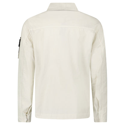 Stone Island Sand Mil-Spec Stretch Ripstop-TC Jacket — S — Back View
