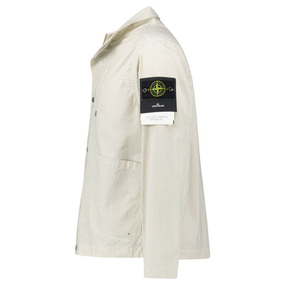 Stone Island Sand Mil-Spec Stretch Ripstop-TC Jacket — S — Side View