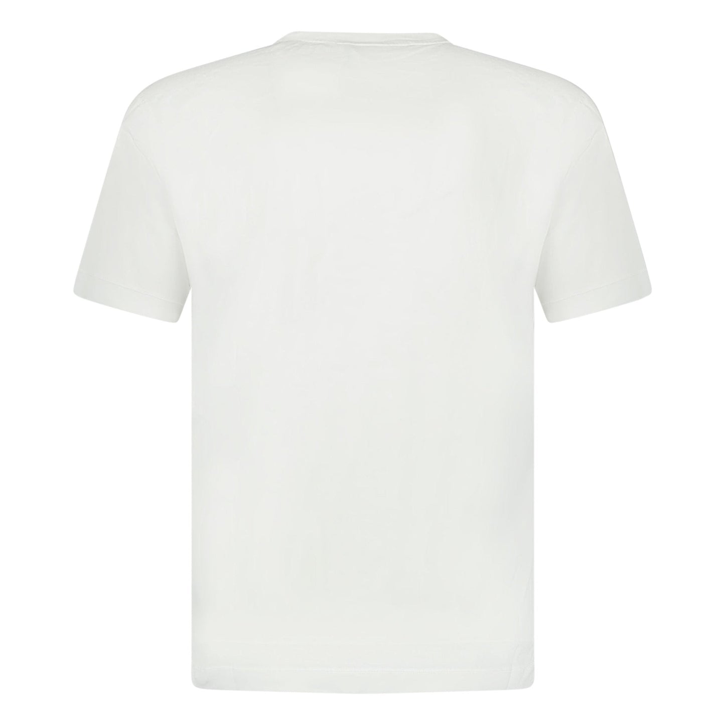 Stone Island Slim-Fit Short-Sleeve T-Shirt With Compass Patch White — S — Back View