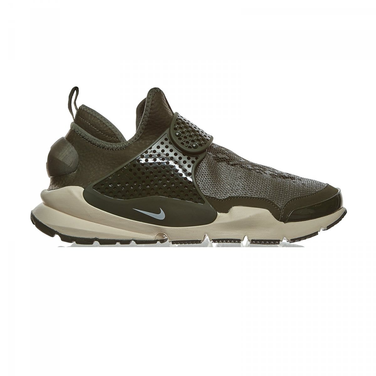 Nike x Stone Island Sock Dart Mid - Sequoia & Light Orewood — UK 3 | EU 35.5 | US 3.5 — Side View