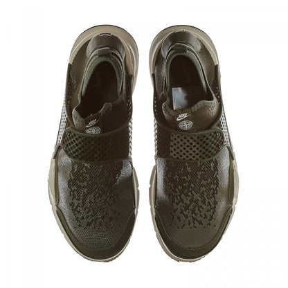 Nike x Stone Island Sock Dart Mid - Sequoia & Light Orewood — UK 3 | EU 35.5 | US 3.5 — Back View