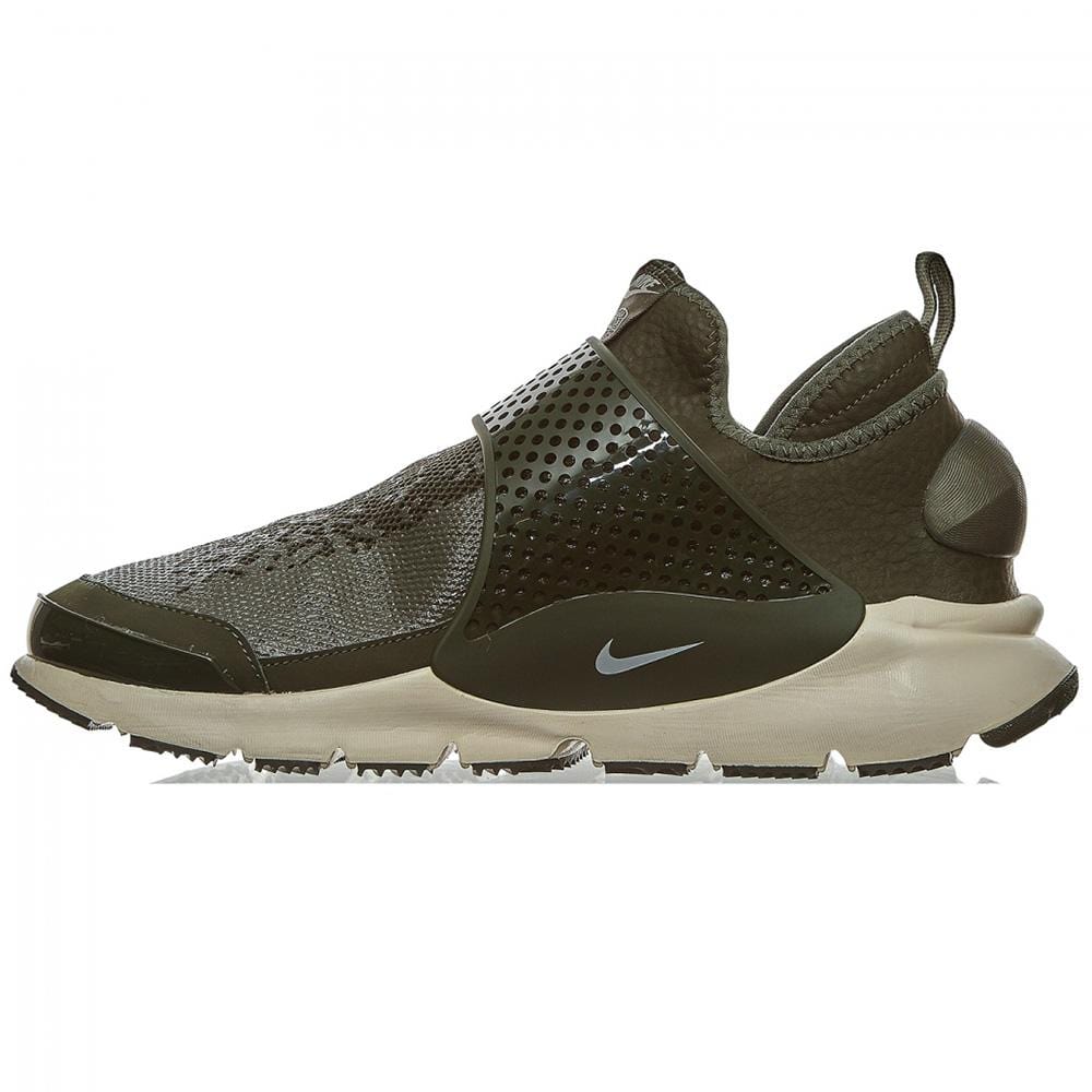 Nike x Stone Island Sock Dart Mid - Sequoia & Light Orewood — UK 3 | EU 35.5 | US 3.5 — Front View