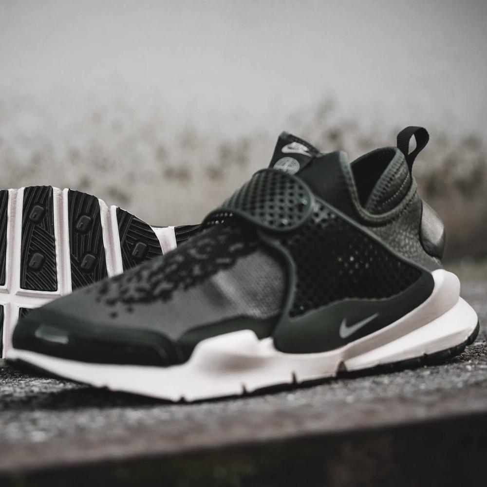 Nike x Stone Island Sock Dart Mid - Sequoia & Light Orewood — UK 3 | EU 35.5 | US 3.5 — Alternate View 7