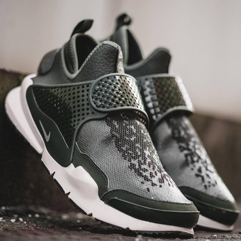 Nike x Stone Island Sock Dart Mid - Sequoia & Light Orewood — UK 3 | EU 35.5 | US 3.5 — Alternate View 8