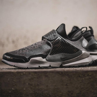 Nike x Stone Island Sock Dart Mid - Black & Sail — UK 3 | EU 35.5 | US 3.5 — Side View