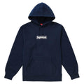Supreme Bandana Box Logo Hooded Sweatshirt Navy — XXS — Front View
