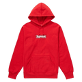 Supreme Bandana Box Logo Hooded Sweatshirt Red — XXS — Front View