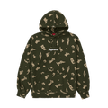 Supreme Box Logo Hooded Sweatshirt 'Olive Russian Camo' — XXS — Front View